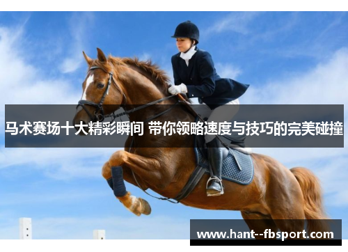 马术赛场十大精彩瞬间 带你领略速度与技巧的完美碰撞